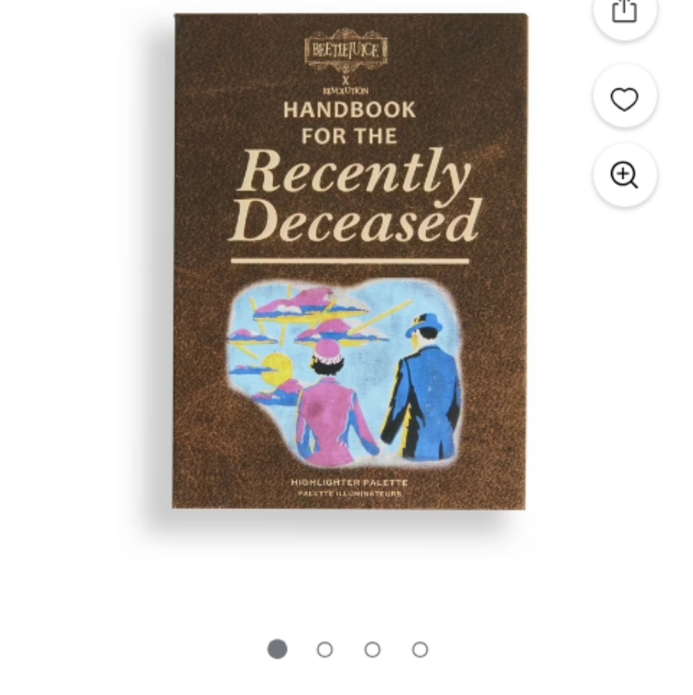 Handbook for the Recently Deceased Beetlejuice X Revolution Highlight Pallet New